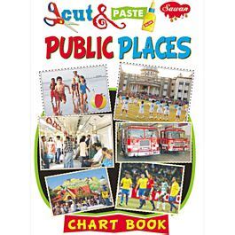 Manoj Cut & Paste Public Places Chart Book - Malik Booksellers & Stationers