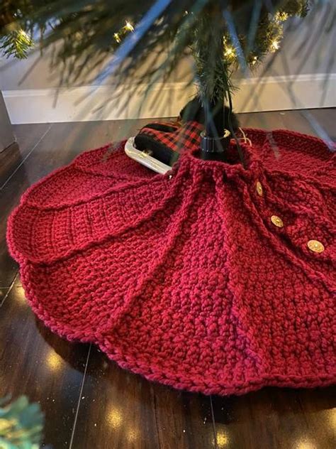 Christmas Tree Skirt Crochet Pattern Ribblr Artofit