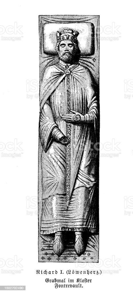 Tomb Of Richard I The Lionheart Stock Illustration - Download Image Now ...