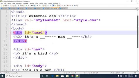 Html And Css Tutorial In Bangla Class And Id Css Tutorial