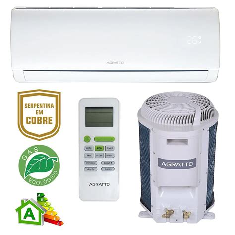 Ar Condicionado High Wall Agratto Eco Top Btu V Reylux