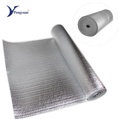 China Aluminum Foil Coated 3mm EPE Foam For Roof Insulation Thermal