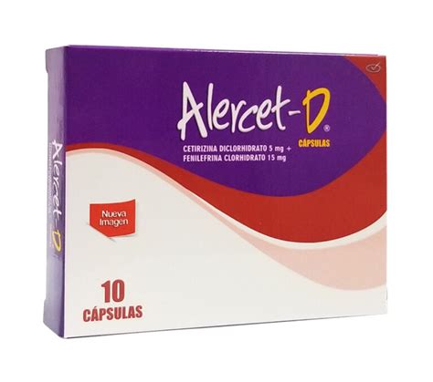 Alercet D Capsulas FarmaciaRD