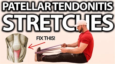 20 Minute Stretching Routine For Patellar Tendonitis And Jumpers Knee Youtube