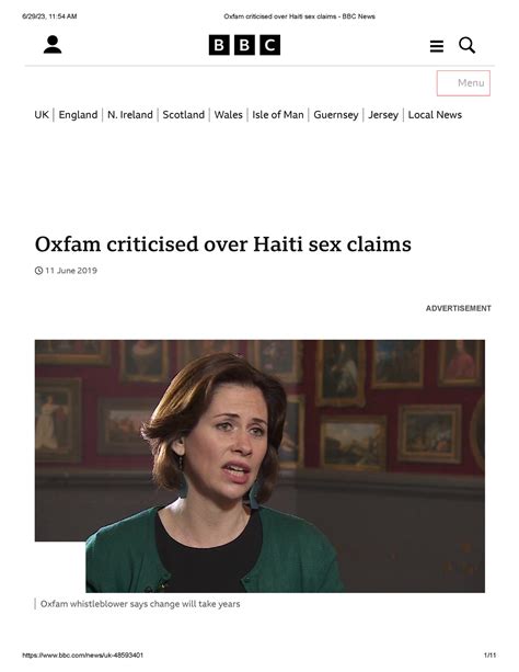 Oxfam Criticised Over Haiti Sex Claims Bbc News Project Management