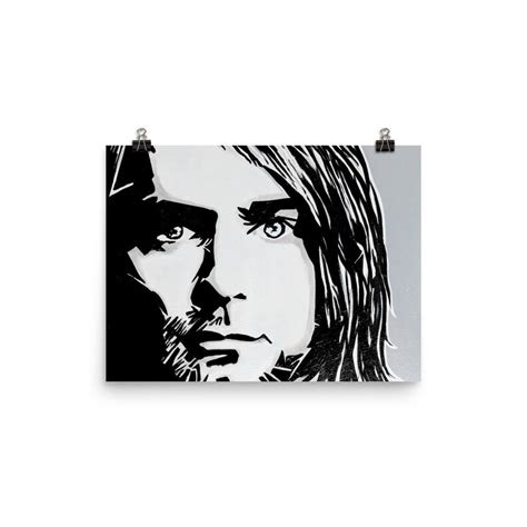 Kurt Cobain Poster - Etsy