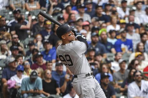 Aaron Judge Hits 58th And 59th Homers As Yankees Beat Brewers 12 8