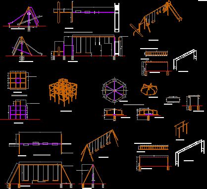 Juegos Infantiles En Dwg Kb Librer A Cad