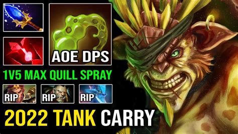 New 2022 Tank Carry 1v5 Aoe Nasal Goo Bristleback Amazing Op Hero Ez Counter All Dota 2 Youtube