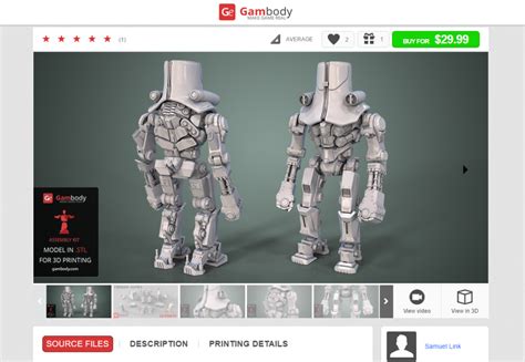 Best Free 3d Print Files Gaseslide