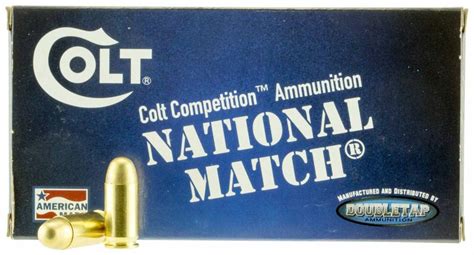 Colt Ammo National Match 45 ACP 230 GR FMJ 50 Bx/ 20 Cs | Range USA