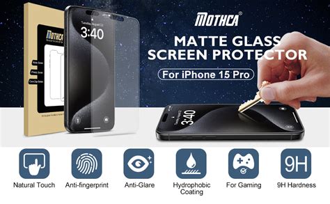 Mothca Matte Screen Protector For Iphone Pro Pack Pcs Matt