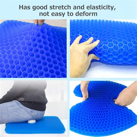 Gel Seat Cushion Enhanced Seat Cushion Double Gel Egg Honeycomb Design