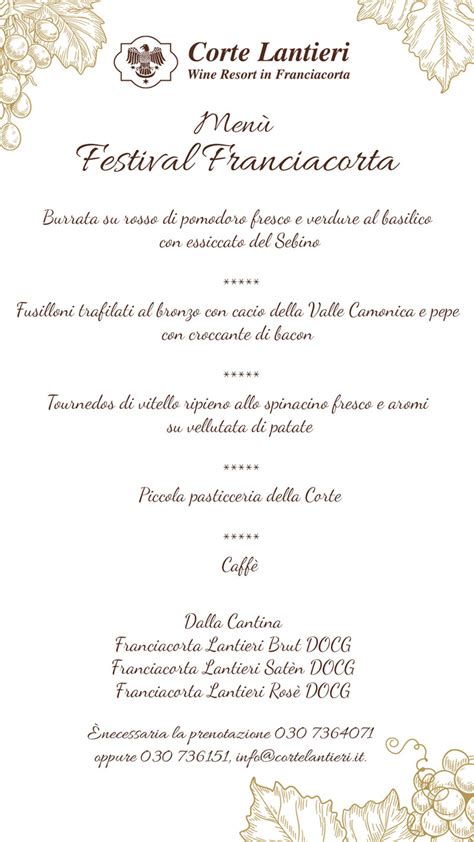 Festival Franciacorta2022 Menu3 Agriturismo Franciacorta Corte Lantieri