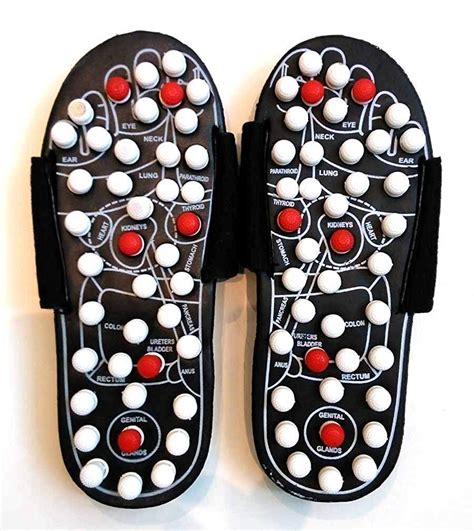 Dsj® Acupoint Rotating Foot Massage Shoes Slippers Sandal Feet Reflexology Acupressure