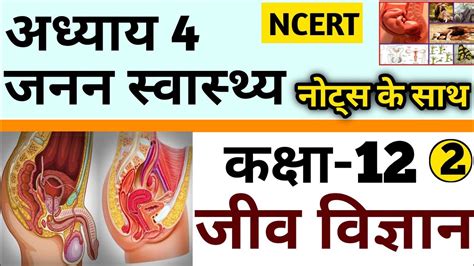 Class 12 Biology Chapter 4 In Hindi Reproductive Health जनन