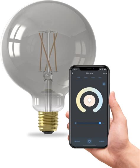 Calex Smart Led Lamp Wifi Filament Verlichting Globe 12 5cm E27