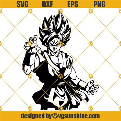 Goku Svg Png Goku Svg Dragon Ball Svg Dragon Ball Z Svg Super