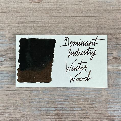Dominant Industry Winter Wood 25ml Bottled Ink Atlas Stationers