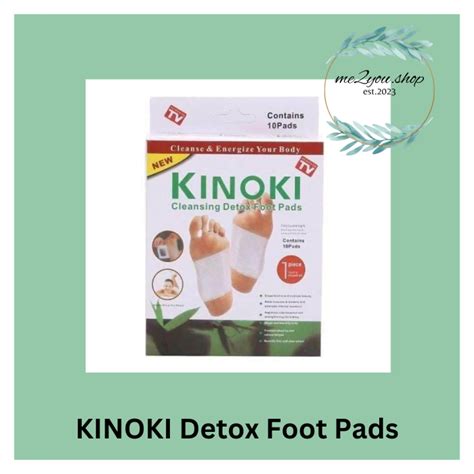 KINOKI Original Cleansing Detox Foot Pads 10pcs Box Lazada PH