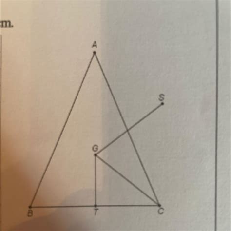 5p 4 In figura alăturată este reprezentat triunghiul isoscel ABC cu AB