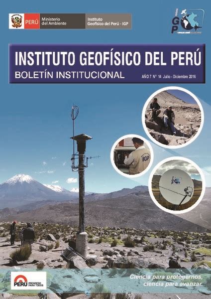 Instituto Geof Sico Del Per Bolet N Institucional