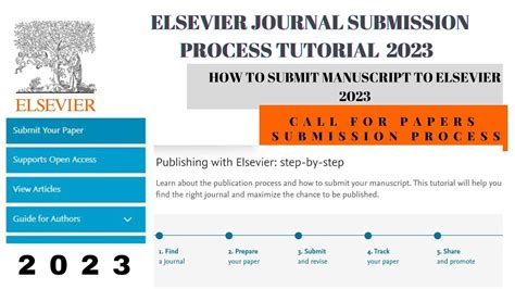 How To Submit Research Articles To Elsevier Journals Elsevier