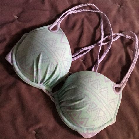 Victorias Secret Swimwear Bikini Push Up Top Pastel … Gem