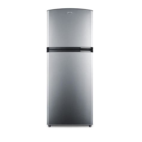 Ge Cu Ft Top Freezer Refrigerator In Stainless Steel Gte Gshss