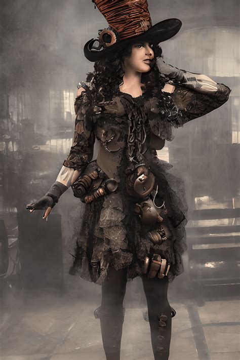 Steampunk Halloween Costume Graphic Creative Fabrica