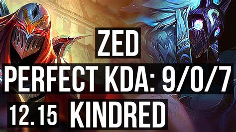 Zed Vs Kindred Jng 9 0 7 Legendary 1 2m Mastery 600 Games Euw