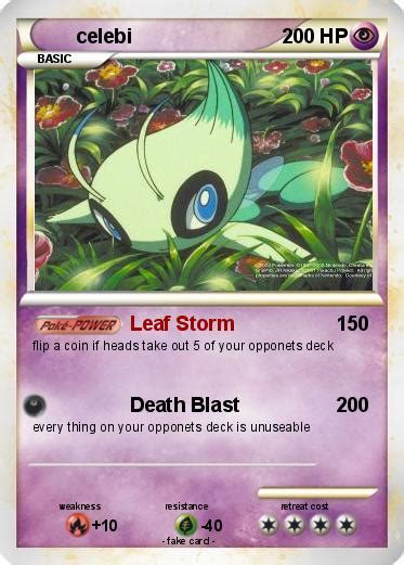 Pokémon Celebi 1016 1016 Leaf Storm My Pokemon Card