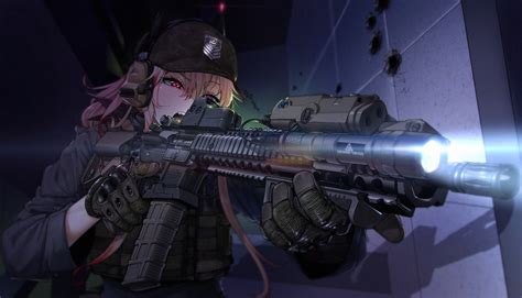 49175 M200 ST AR 15 And RO635 Girls Frontline HD HK416 Girls