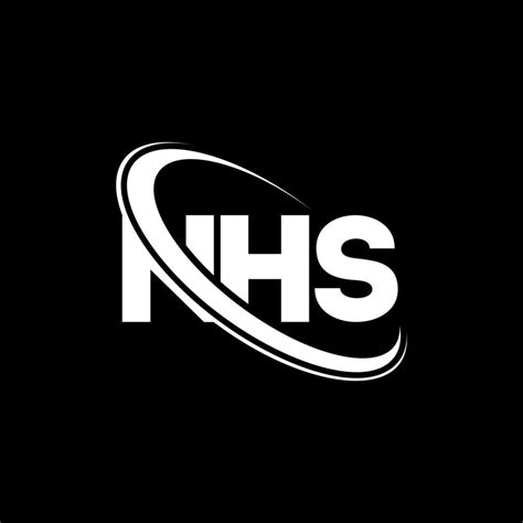 Logotipo De Nhs Carta De Nhs Diseño Del Logotipo De La Letra Nhs