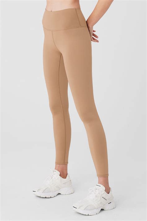 7 8 High Waist Airlift Legging Toasted Almond Alo Yoga Mexico