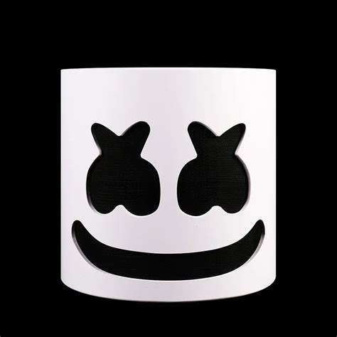 Net Type!!!PVC Marshmello DJ Mask Marshmello Mask Costume DJ Party Face Costume Marshmello ...