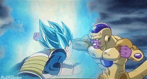 Ssj Blue Vegeta Vs Golden Frieza Dragon Ball Super Dragon Ball Z Anime