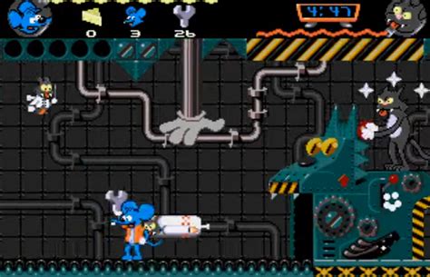 Itchy And Scratchy Game Play Sega GENESIS Games Online