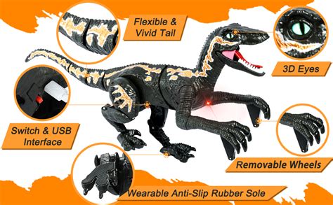 Amazon.com: Remote Control Dinosaur Toys for Kid - Walking Dinosaur Toys for Boys 5-7，RC ...