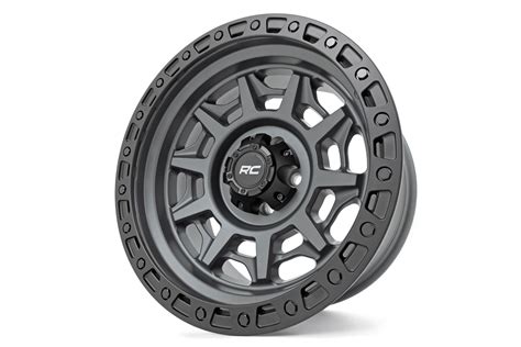 Rough Country Series Wheel Simulated Beadlock Gunmetal Gray