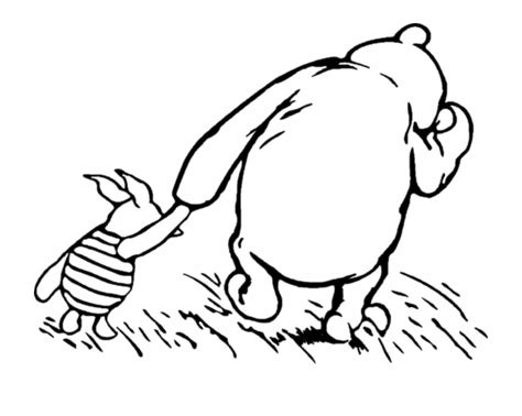 Classic Winnie The Pooh Black And White