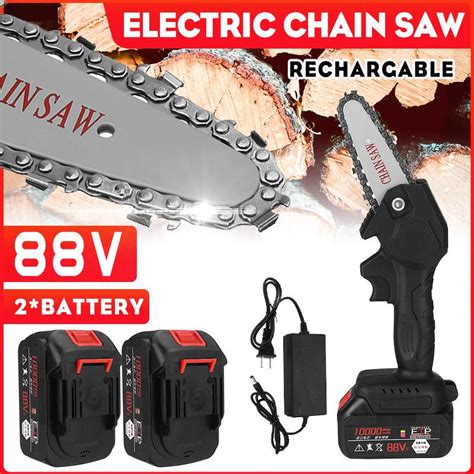 Cheap 88v Portable Electric Pruning Saw Cordless Woodworking Electric Saw Garden Logging Mini