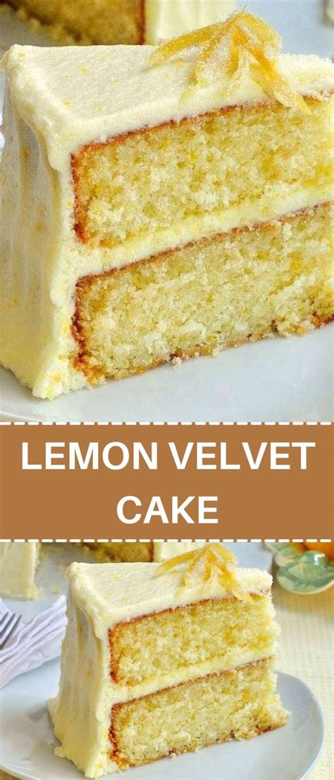 LEMON VELVET CAKE