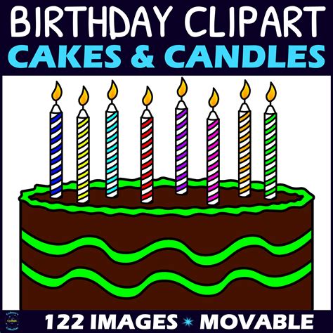 Happy Birthday Candles Clipart