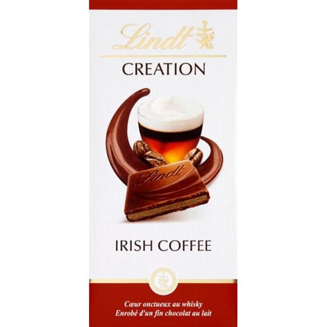 Lindt Chocolat au lait extra fin fourré Irish Coffee onctueusement