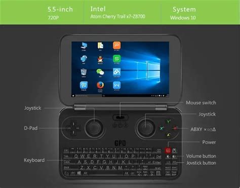 Aliexpress Buy Newest GPD Win Handheld Game Console Windows 10 OS