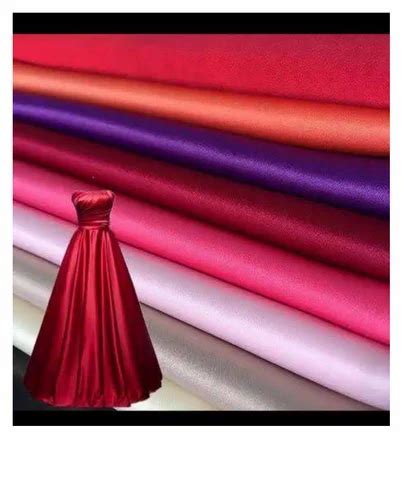 44 Inch Plain Malai Satin Fabric Trusted Manufacturer In India GSM