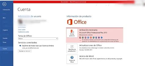 Producto sin licencia en Word Office 2019 Solución paso a paso