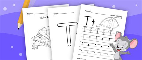 Letter T Worksheets | ABCmouse