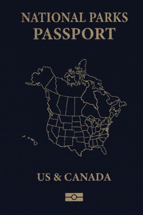 National Parks Passport Us And Canada Small Canadian And Us National Parks Passport Stamp Book